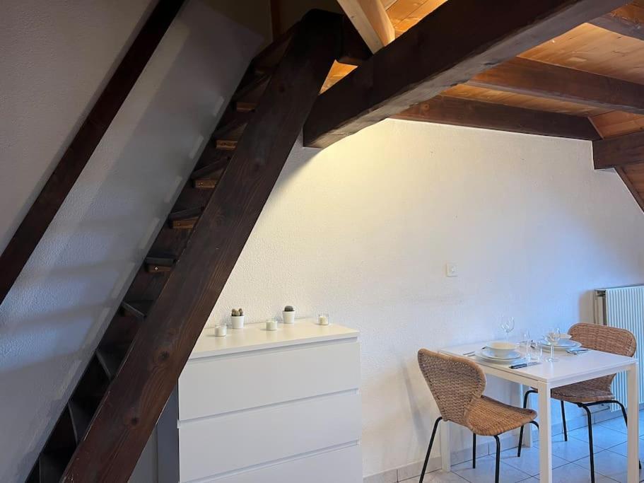 Charmant Appartement En Duplex A Порентруи Екстериор снимка